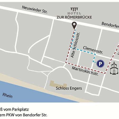 Hotel Zur Roemerbruecke 新维德 外观 照片
